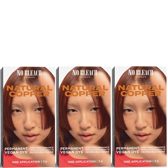 BLEACH LONDON Natural Copper Permanent Kit Trio
