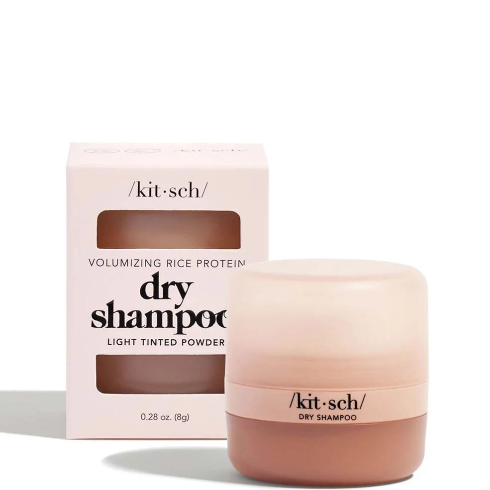 Kitsch Volumising Rice Protein Dry Shampoo - Light Tinted Powder 8g Image 1