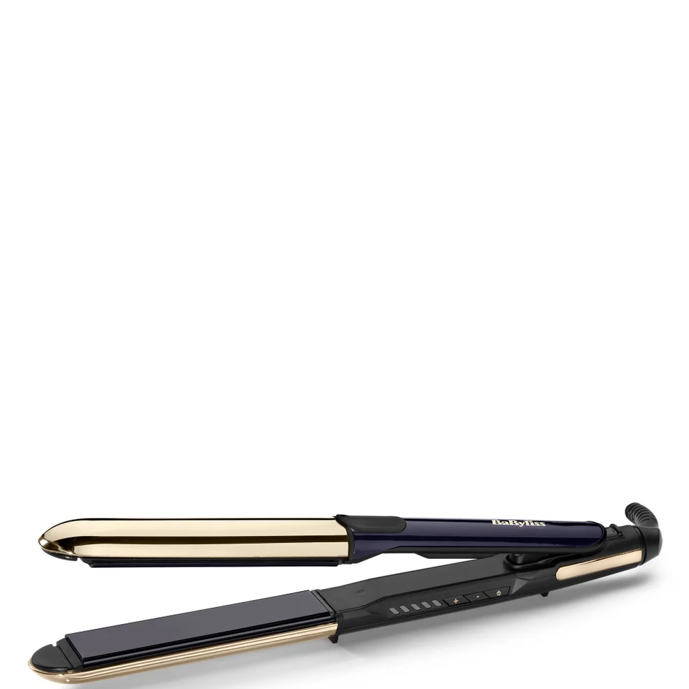 BaByliss Straight and Curl Hair Straightener - Black Onyx Image 1