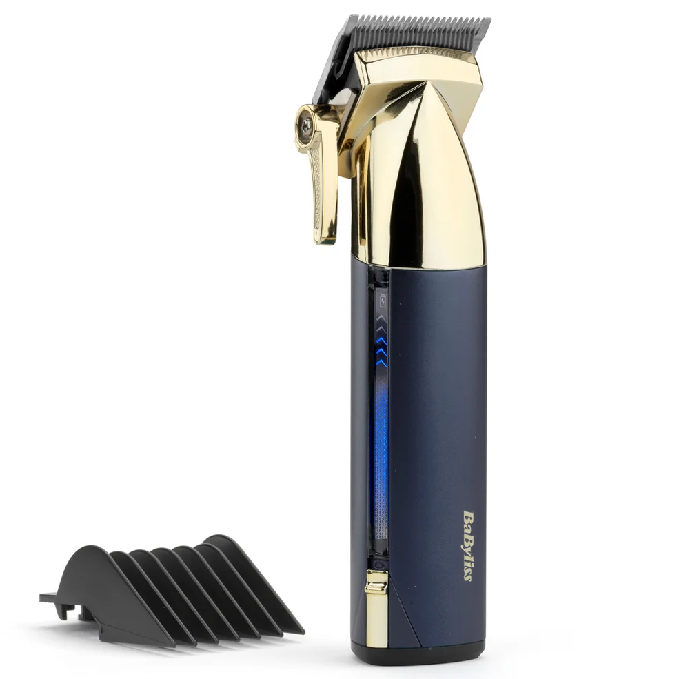 BaByliss Super-X Metal Series Cordless Hair Clipper - Blue Image 1