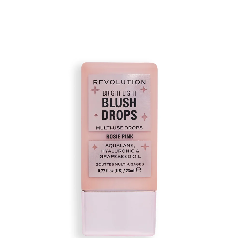 Makeup Revolution Bright Light Blush Drops - Pink Rosie Image 1