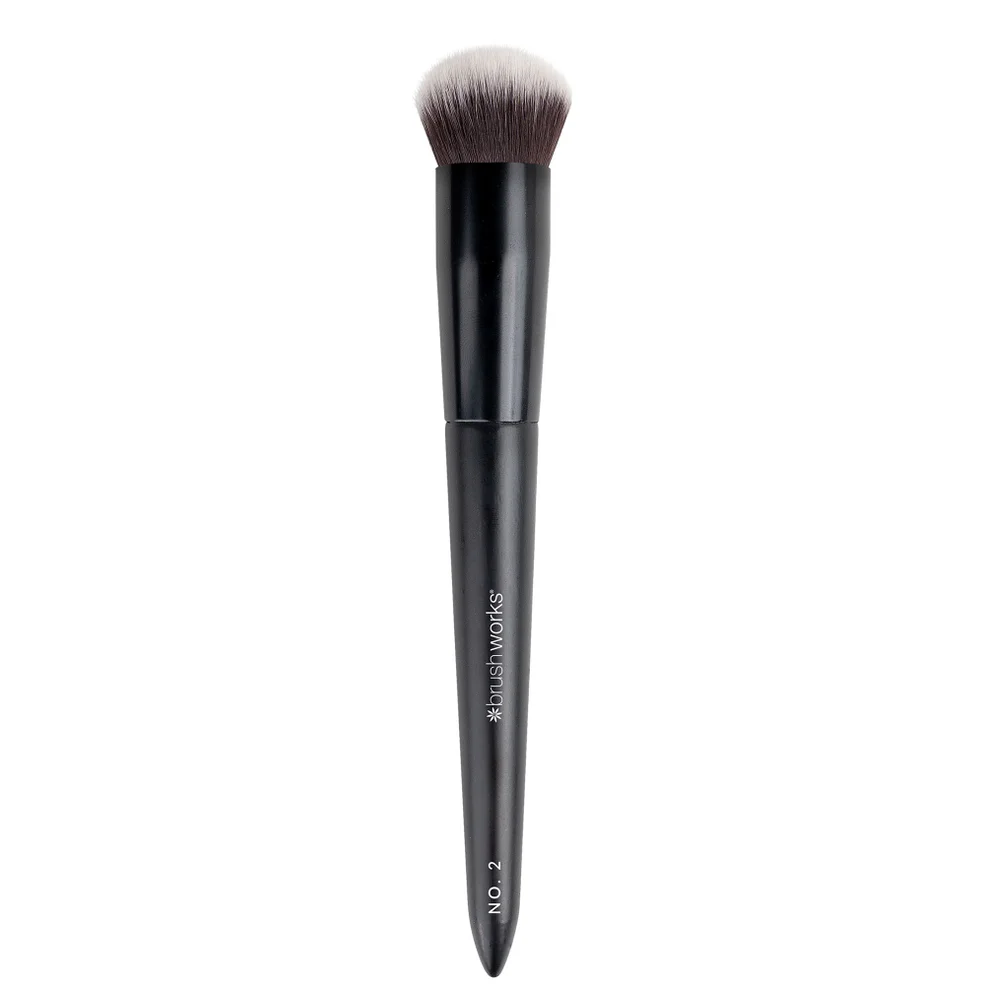 brushworks No. 2 Buffing Foundation Brush Image 1