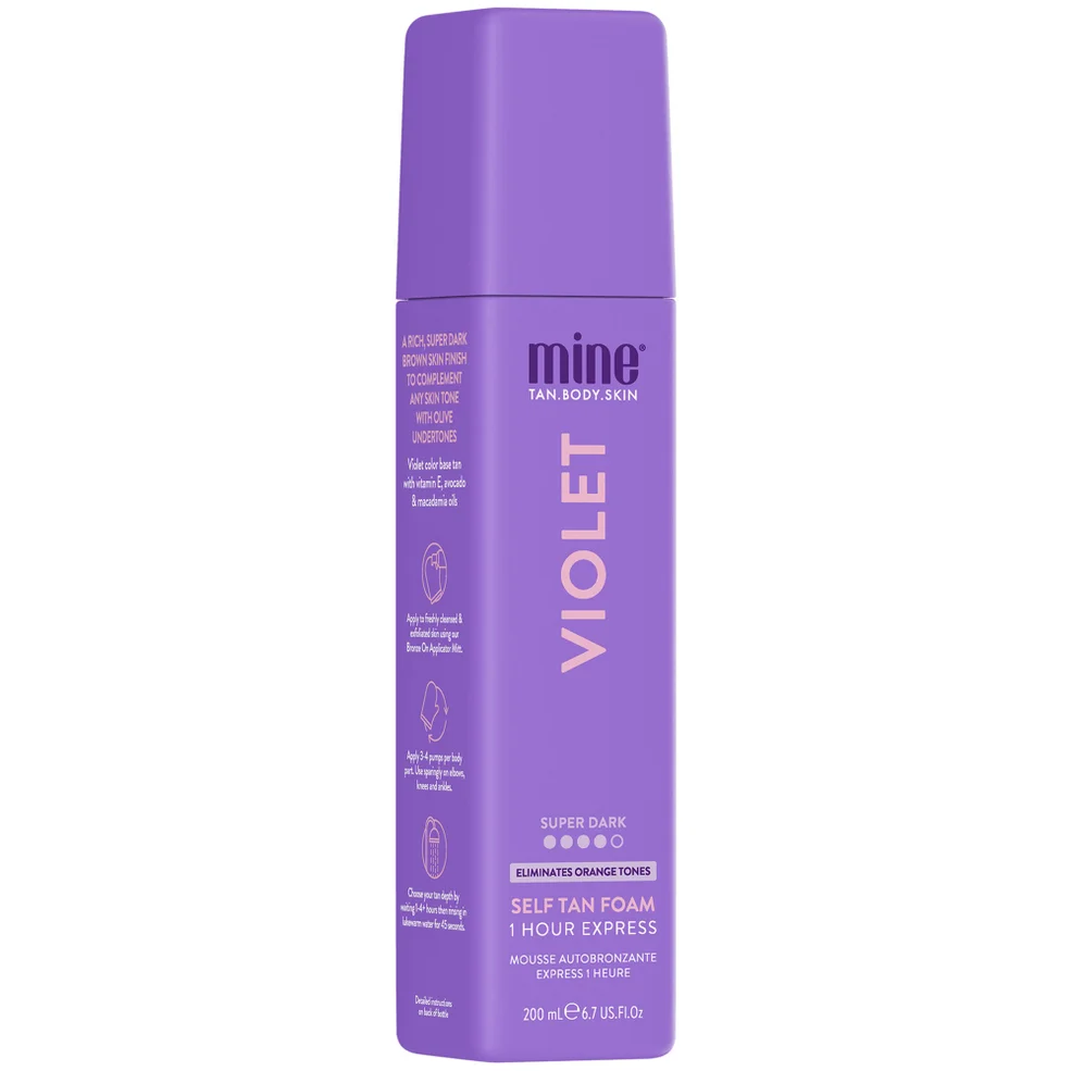 MineTan Colour BaseViolet Foam 200ml Image 1