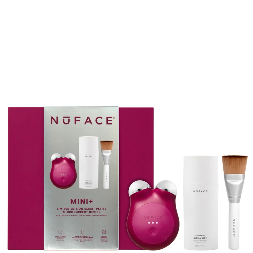 NuFACE MINI+ Smart Petite Facial Microcurrent Device - Velvet Rose Image 1