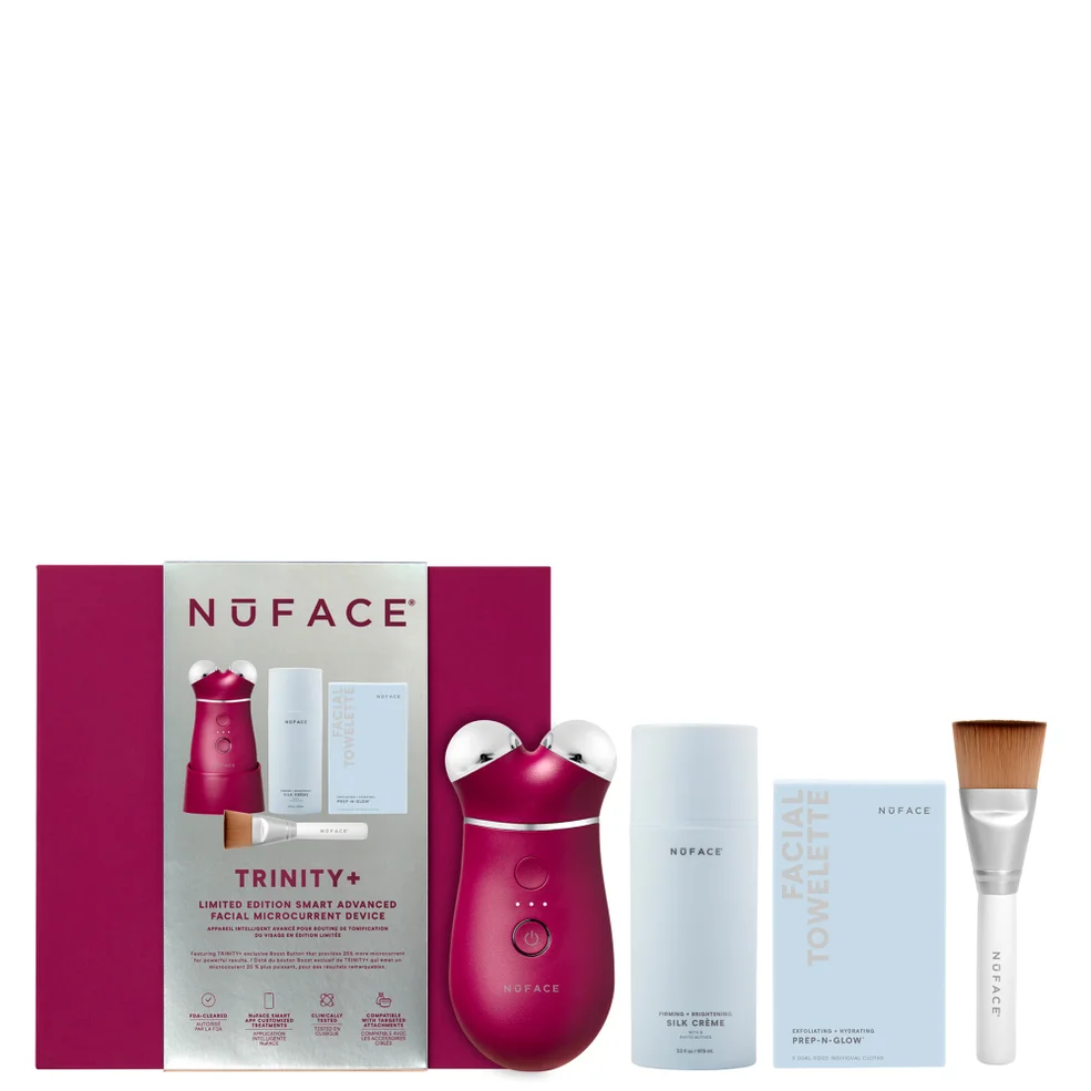 NuFACE TRINITY+ Smart Advanced Facial Microcurrent Device - Velvet Rose Image 1