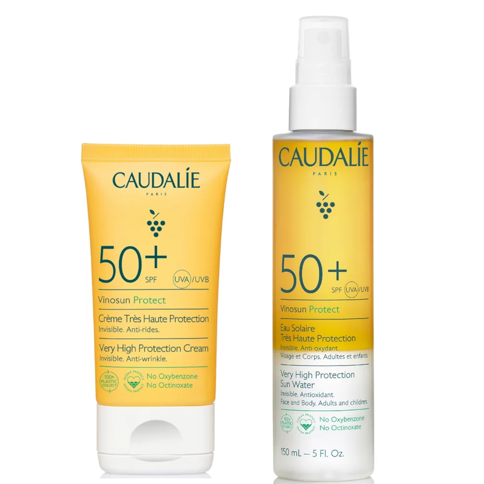 Caudalie Vinosun SPF50 Face Cream and SPF50 Body Duo Image 1
