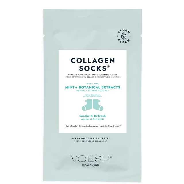 VOESH Collagen Socks - Mint and Botanical Extracts Pair
