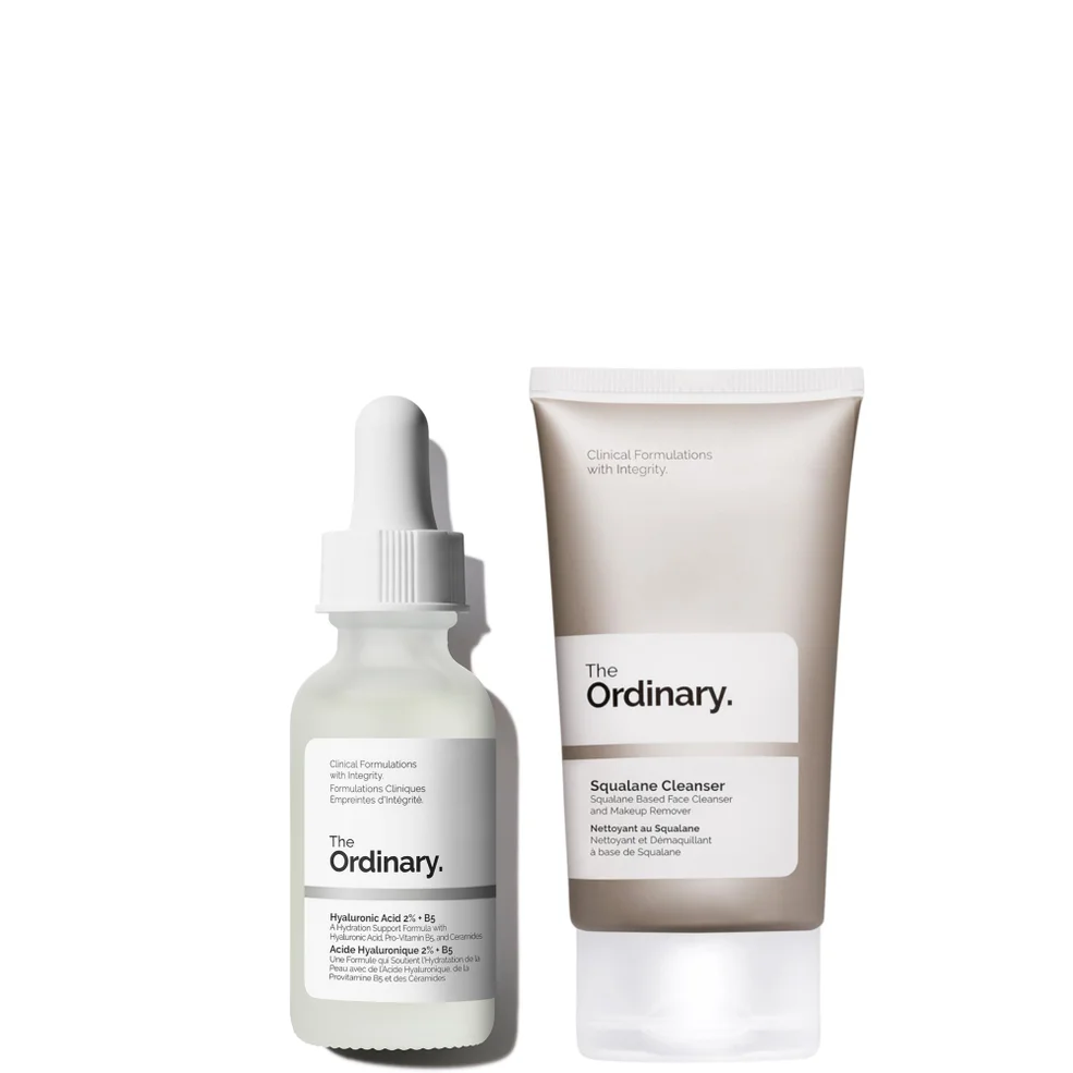 The Ordinary Hyaluronic Acid and Squalane Cleanser Bundle Image 1