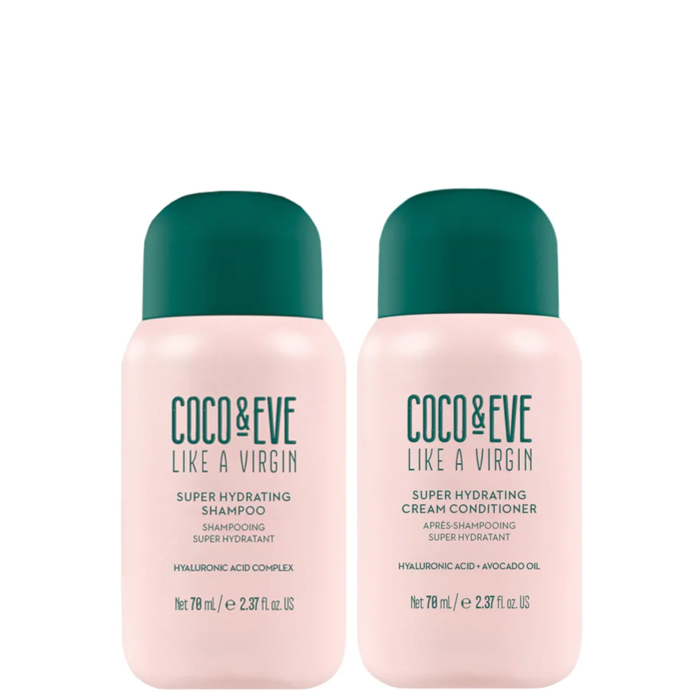 Coco & Eve Super Hydrating Shampoo and Conditioner Travel Bundle Image 1