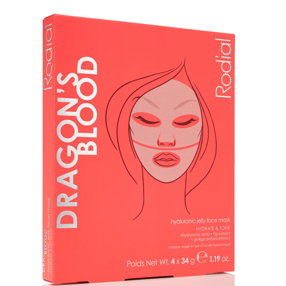 Rodial Dragons Blood Hyaluronic Jelly Mask x4 Image 1