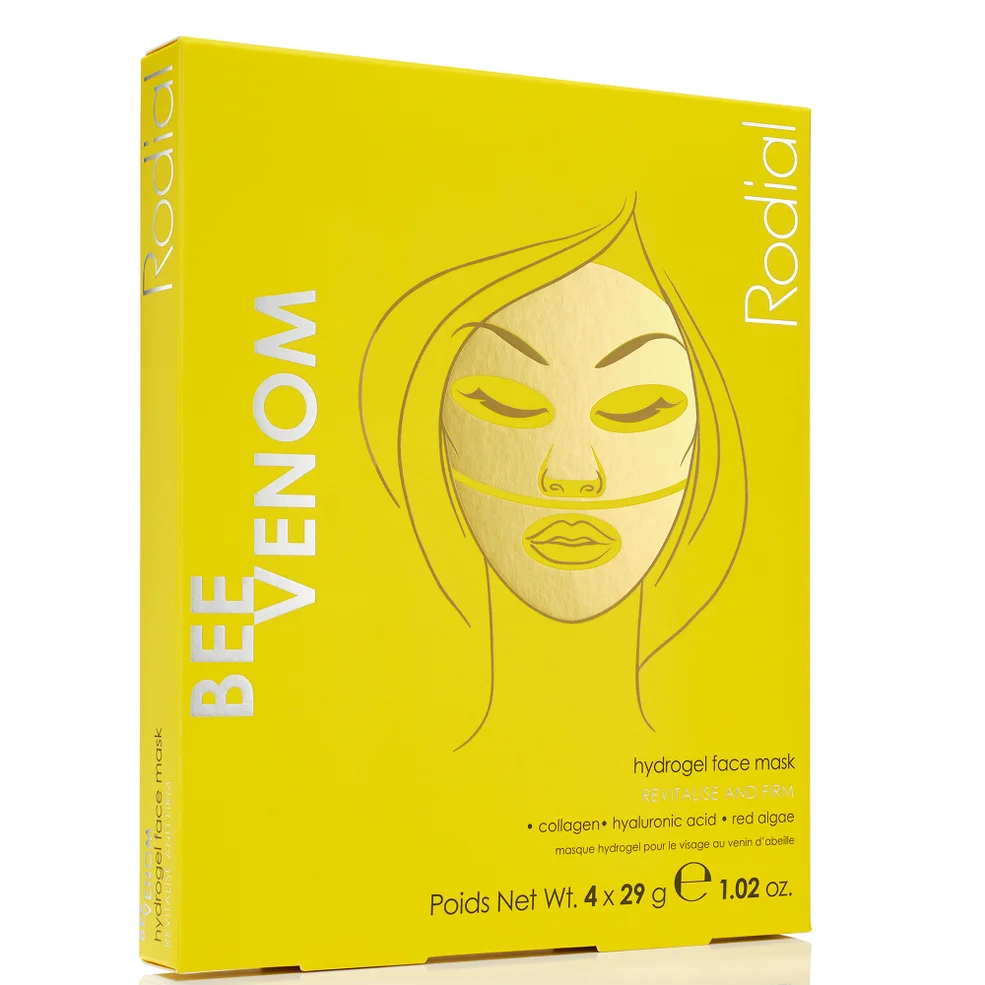 Rodial Bee Venom Hydrogel Mask x4 Image 1