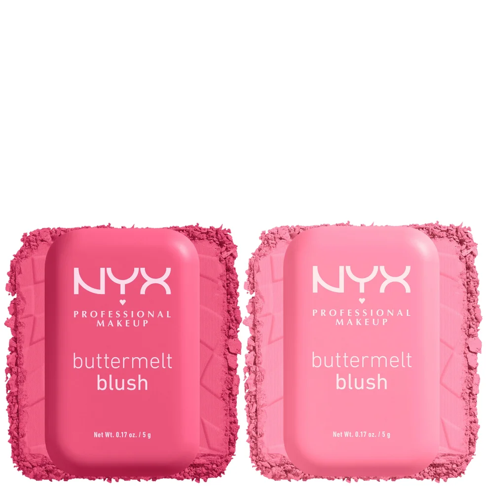 NYX Professional Makeup Buttermelt Powder Blush up to 12H Wear Blush Bundle (Various Shades) Image 1