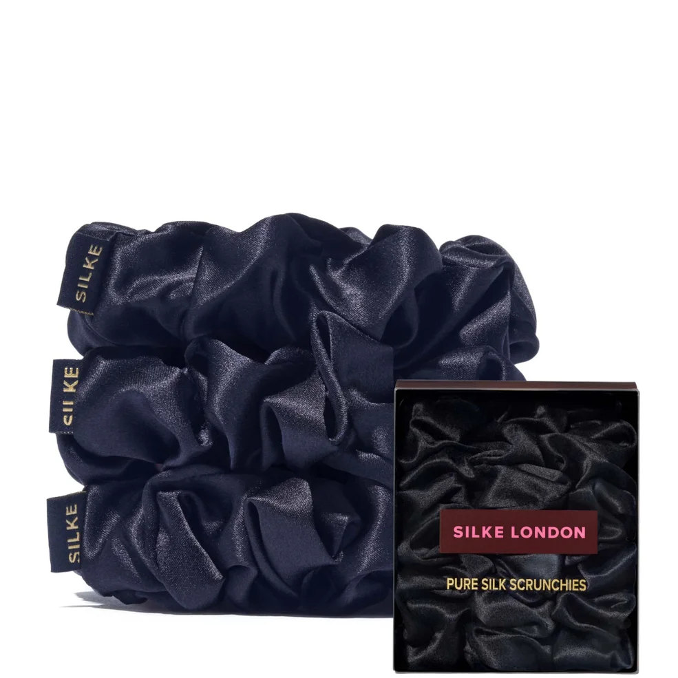 SILKE London Hair Scrunchies - Black Image 1