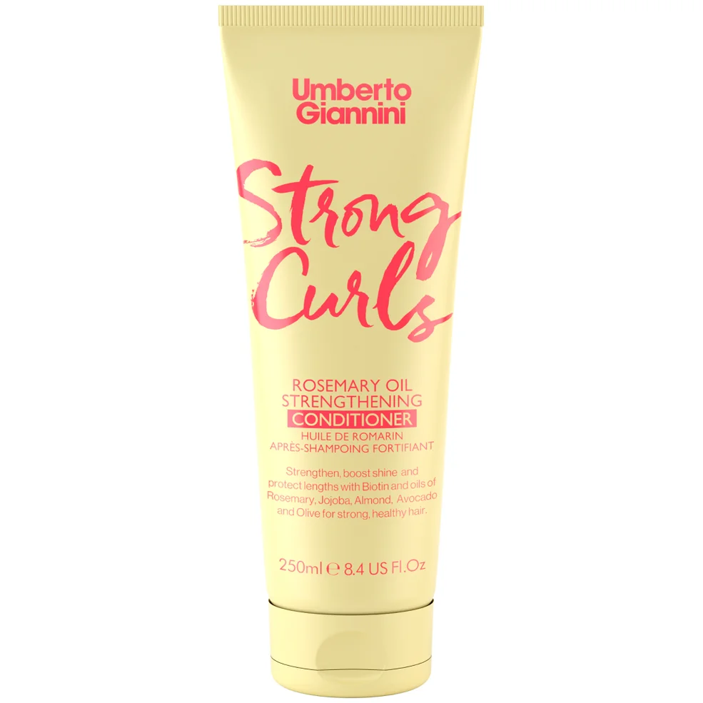 Umberto Giannini Strong Curls Rosemary Oil Conditioner 250ml Image 1