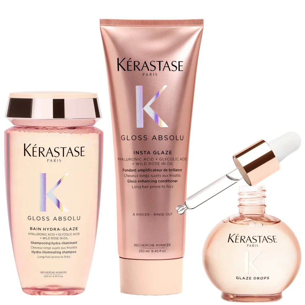 Kérastase Gloss Absolu Shampoo, Conditoner and Oil Bundle Image 1