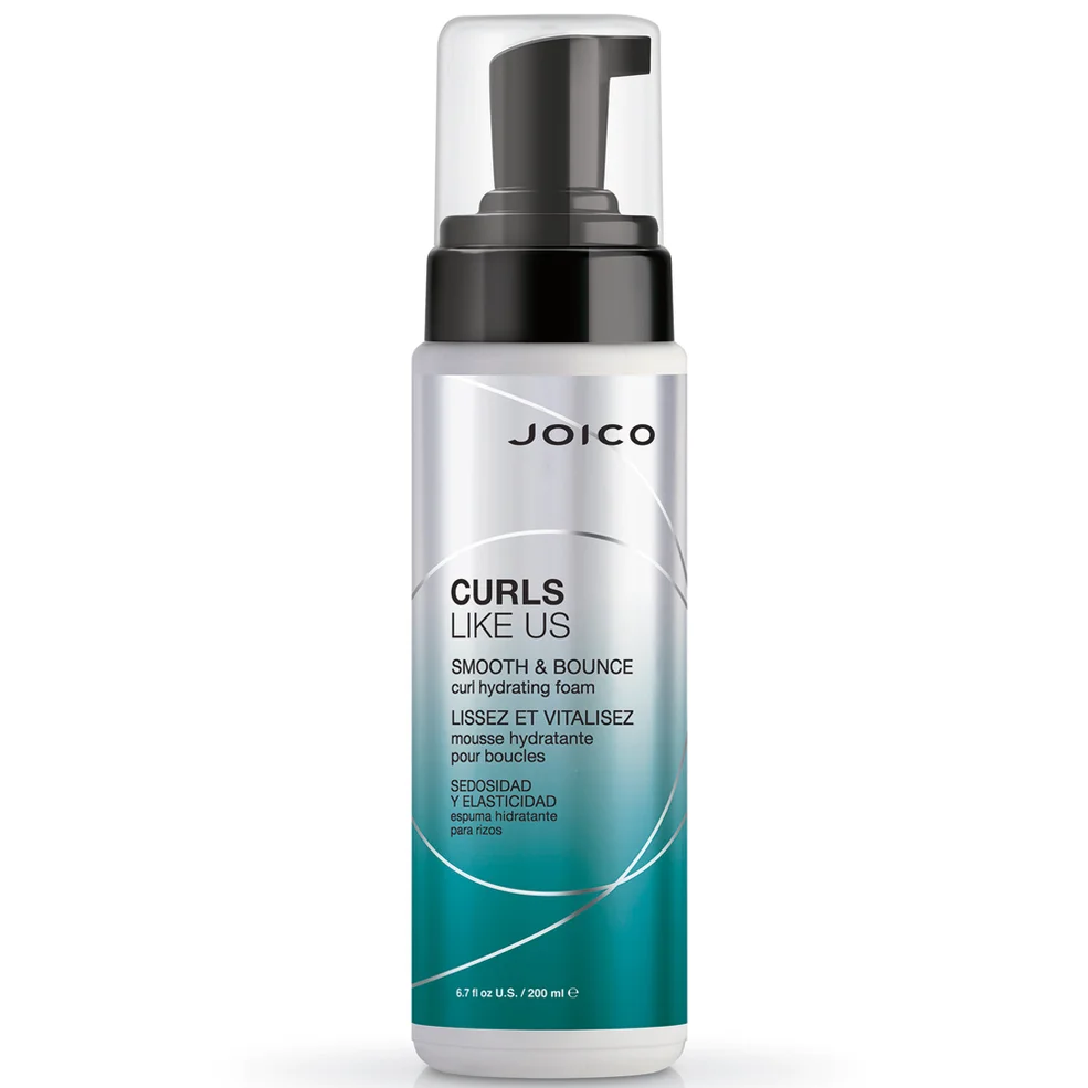 JOICO CURLS LIKE US Smooth and Bounce Curl Hydrating Foam 200ml Image 1