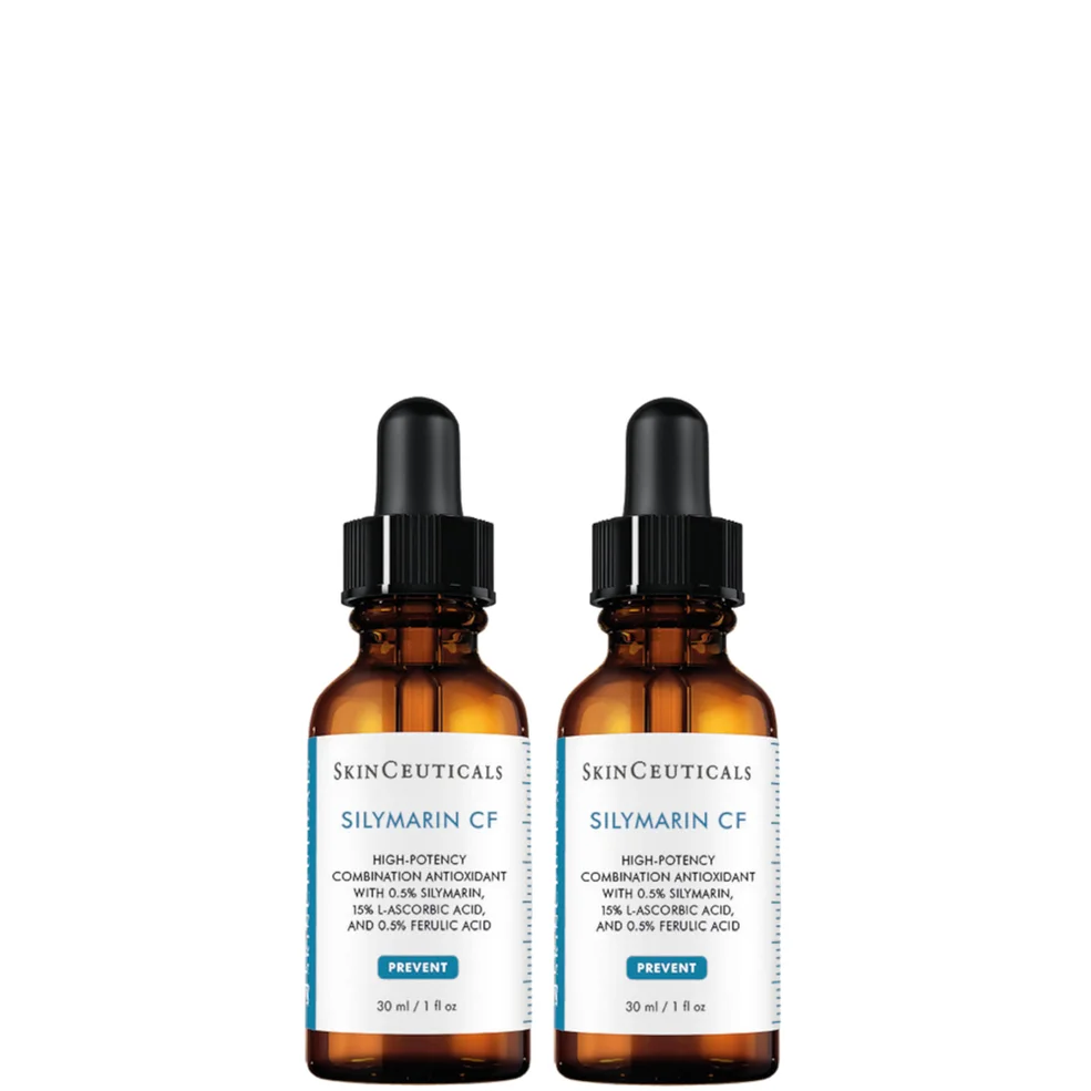 SkinCeuticals Silymarin CF Vitamin C Salicylic Acid Antioxidant Serum 30ml Duo Image 1
