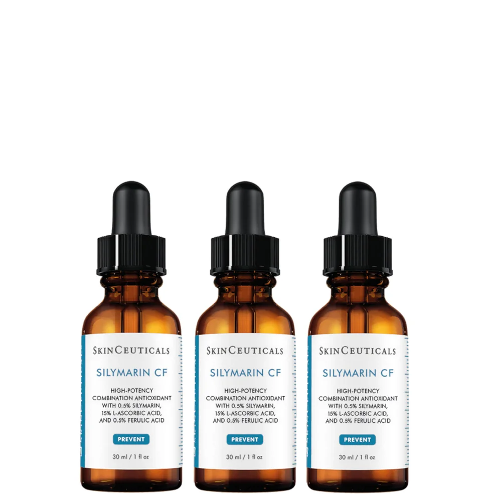 SkinCeuticals Silymarin CF Vitamin C Salicylic Acid Antioxidant Serum 30ml (Three Pack) Image 1