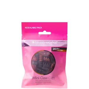 brushworks Mini Claw Clips - 20 Pack - undefined undefined