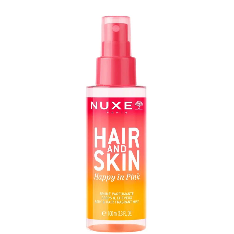 NUXE Hair & Skin Happy In Pink Body and Hair Fragrant Mist 100ml Image 1