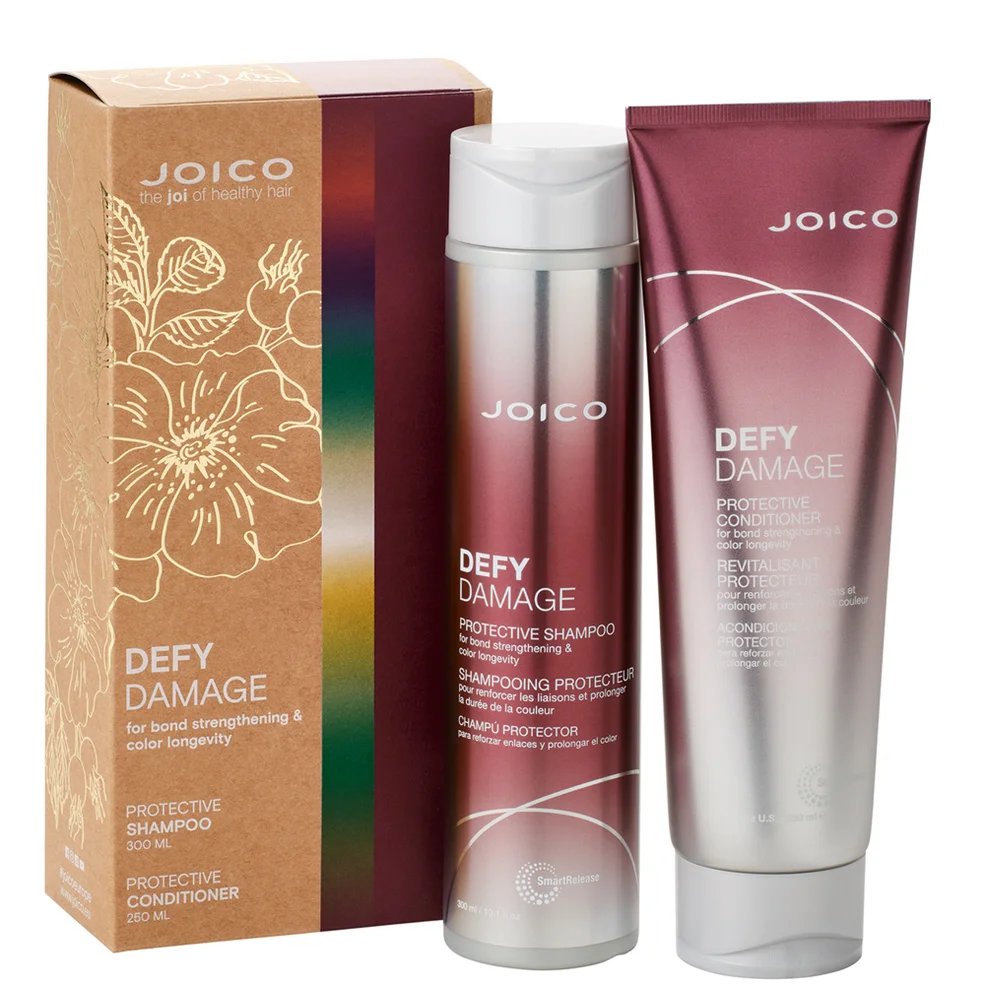 Joico Defy Damage Protective Duo Gift Set - Shampoo 300ml & Conditioner 250ml Image 1