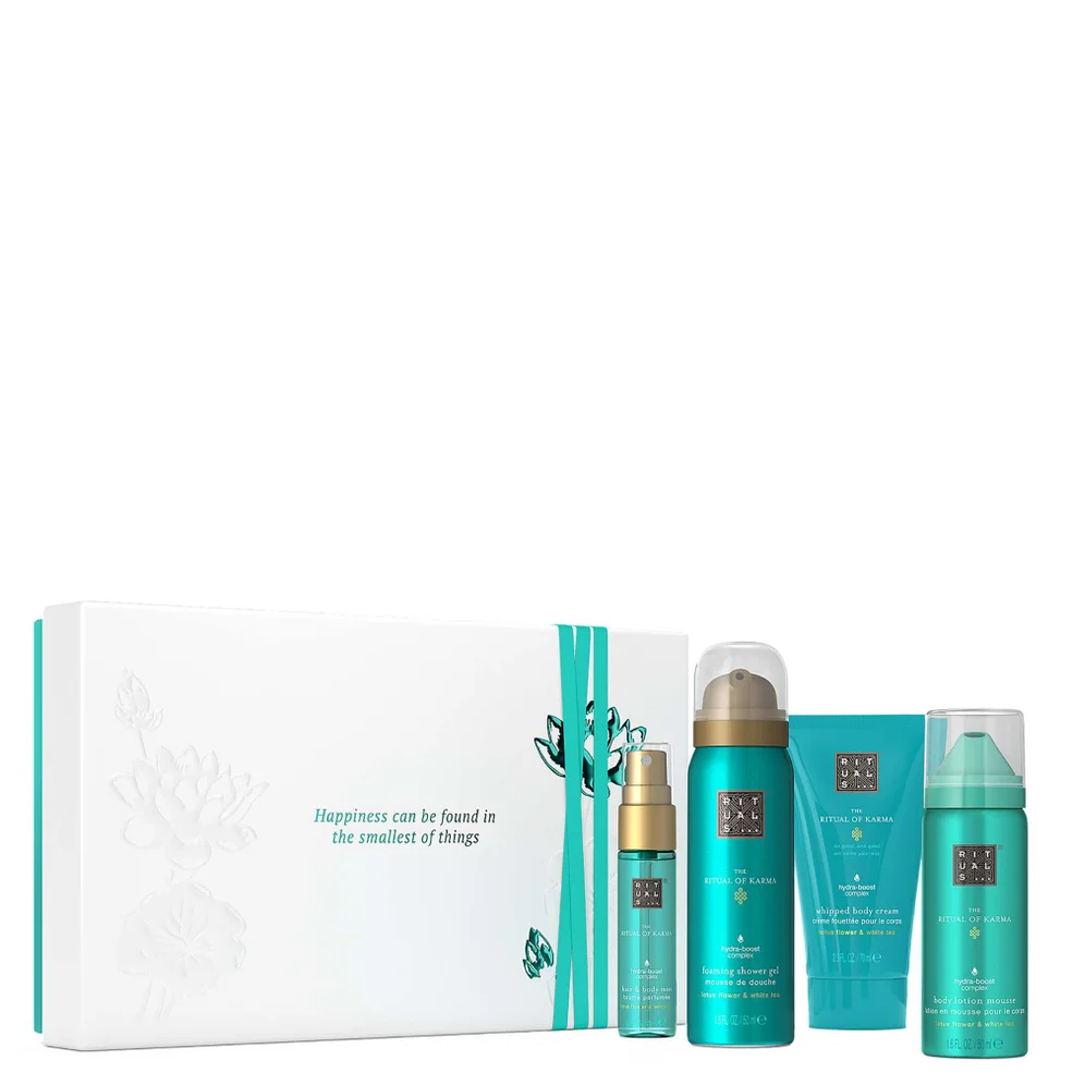 RITUALS The Ritual of Karma Lotus Flower & White Tea Bath & Body Small Gift Set Image 1