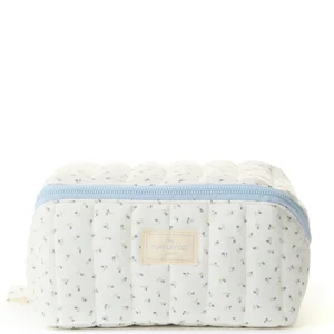 The Flat Lay Co. Marshmallow Flat Lay Makeup Box Bag - Cozy Cotton Ditsy Floral - undefined undefined