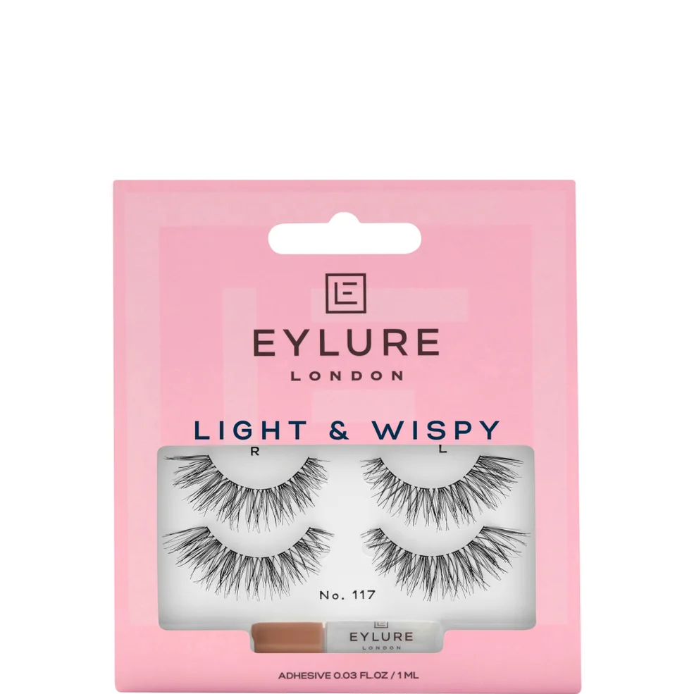 Eylure False Lashes Light & Wispy No 117 Twin Pack Image 1