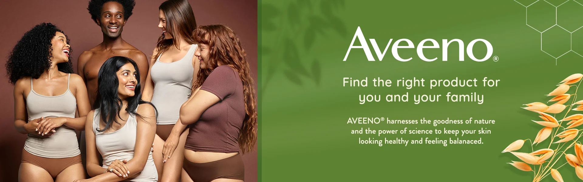 Aveeno - Nourish, cleanse and protect dry skin