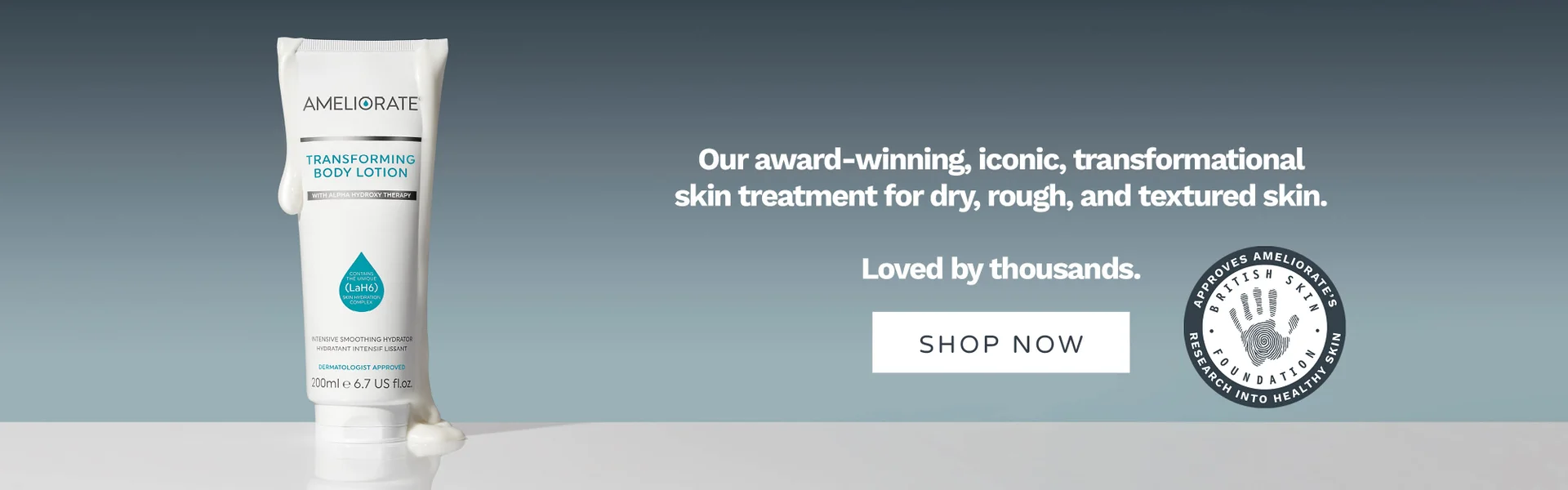 Ameliorate - Award-winning, iconic, transformational skin treatment for dry, rough, and textured skin. Shop now